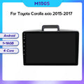 Compatible with the Toyota Corolla axio 15-17 Android large screen central control in-car navigation screen 8+128GB