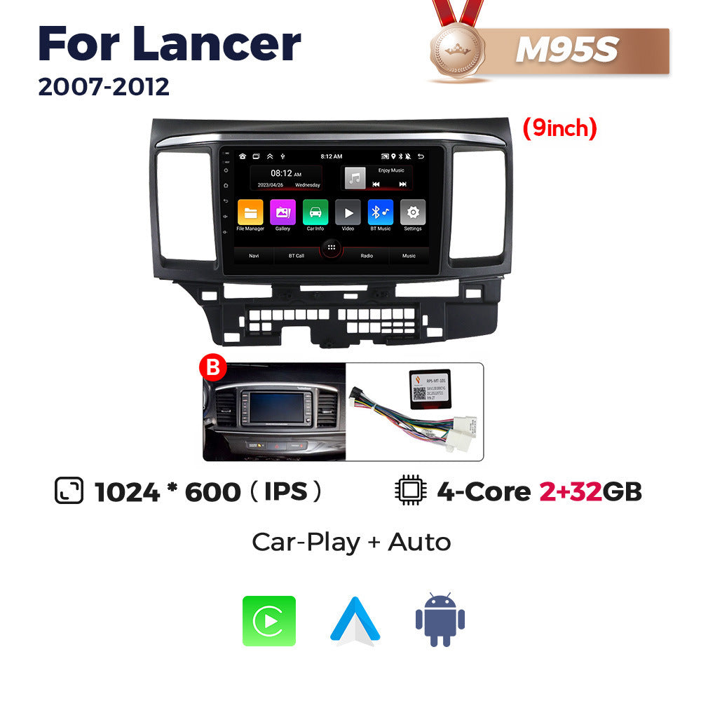 Suitable for mitsubishi lancer 2007-2012 mitsubishi lancer wing god car android navigator