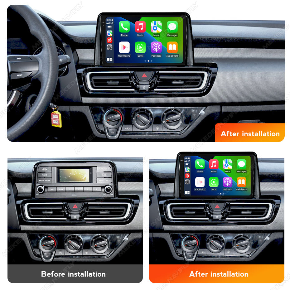 Suitable for kia forte 2018 and kia forte (forte) 2018 onwards: aftermarket upgrade to large-screen smart android car navigation system
