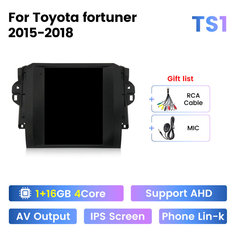 Suitable for 15-18 toyota fortuner and runner models, vertical screen car android navigation system, cross-border