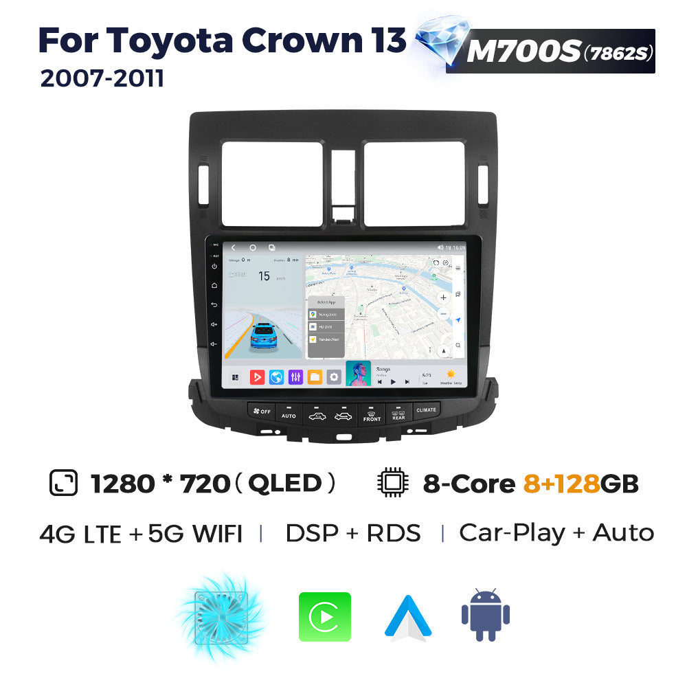 Suitable for Toyota Crown 13 2007-2011 Android Large Screen Central Navigation Radio Carplay