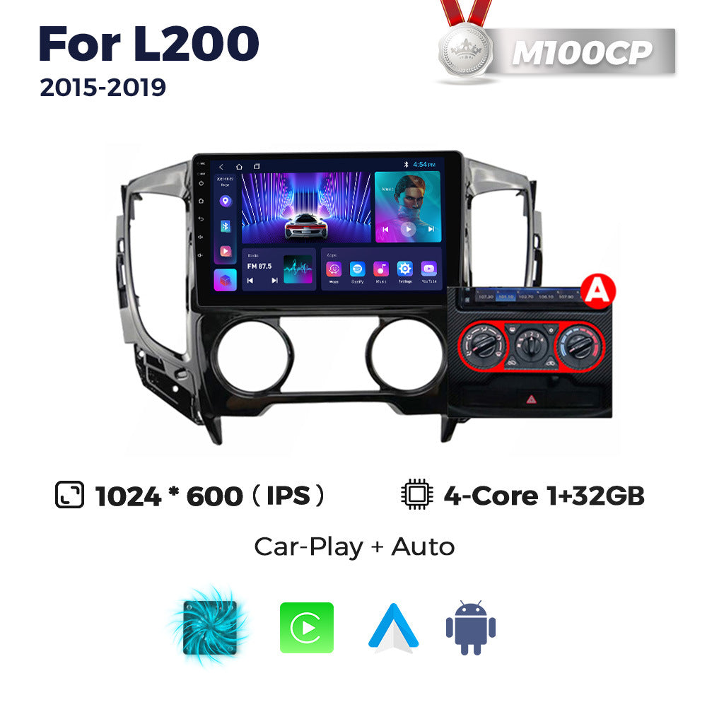 Suitable for mitsubishi l200 2015-2019 triton android car large screen central control navigator