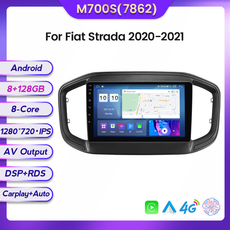 Compatible with Fiat Strada 20-21 model Android large-screen central control in-car navigation screen 8+128 sizes
