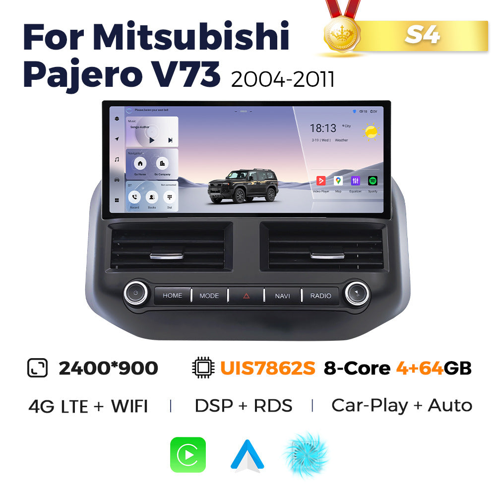 Suitable for mitsubishi pajero v73 2004-2011 pajero 12.3" android navigator