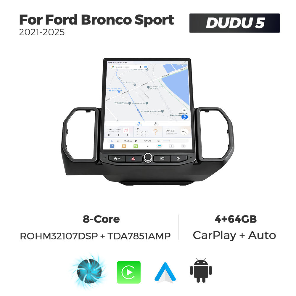 Suitable for 12" ford bronco sport 21-25 ford bronco dudu7 vertical screen android car machine