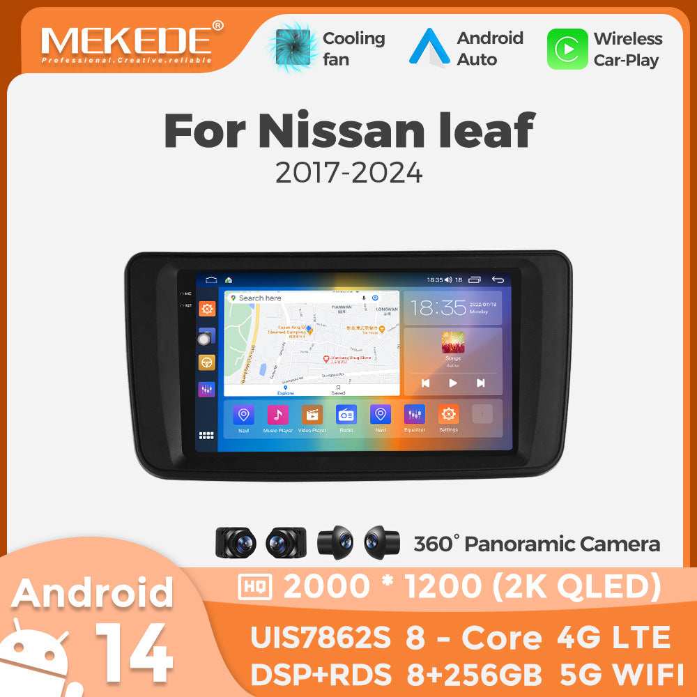 Suitable for nissan leaf 2017-2024 nissan leaf nissan car android navigator radio