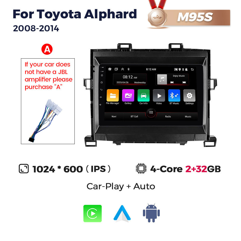 Suitable for toyota alphard 2008-2014 alfa car restoration android smart navigation motherboard