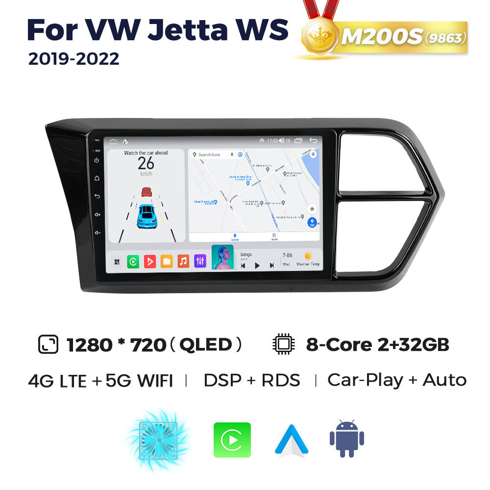 Suitable for vw jetta ws 2019-2022 android large screen car navigation wireless carplay