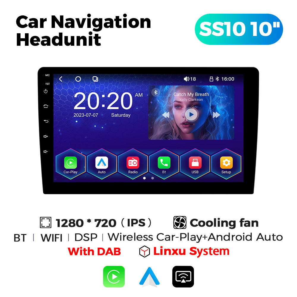 Mekede factory wholesale SS10 Linux stable universal car navigation host QLED screen