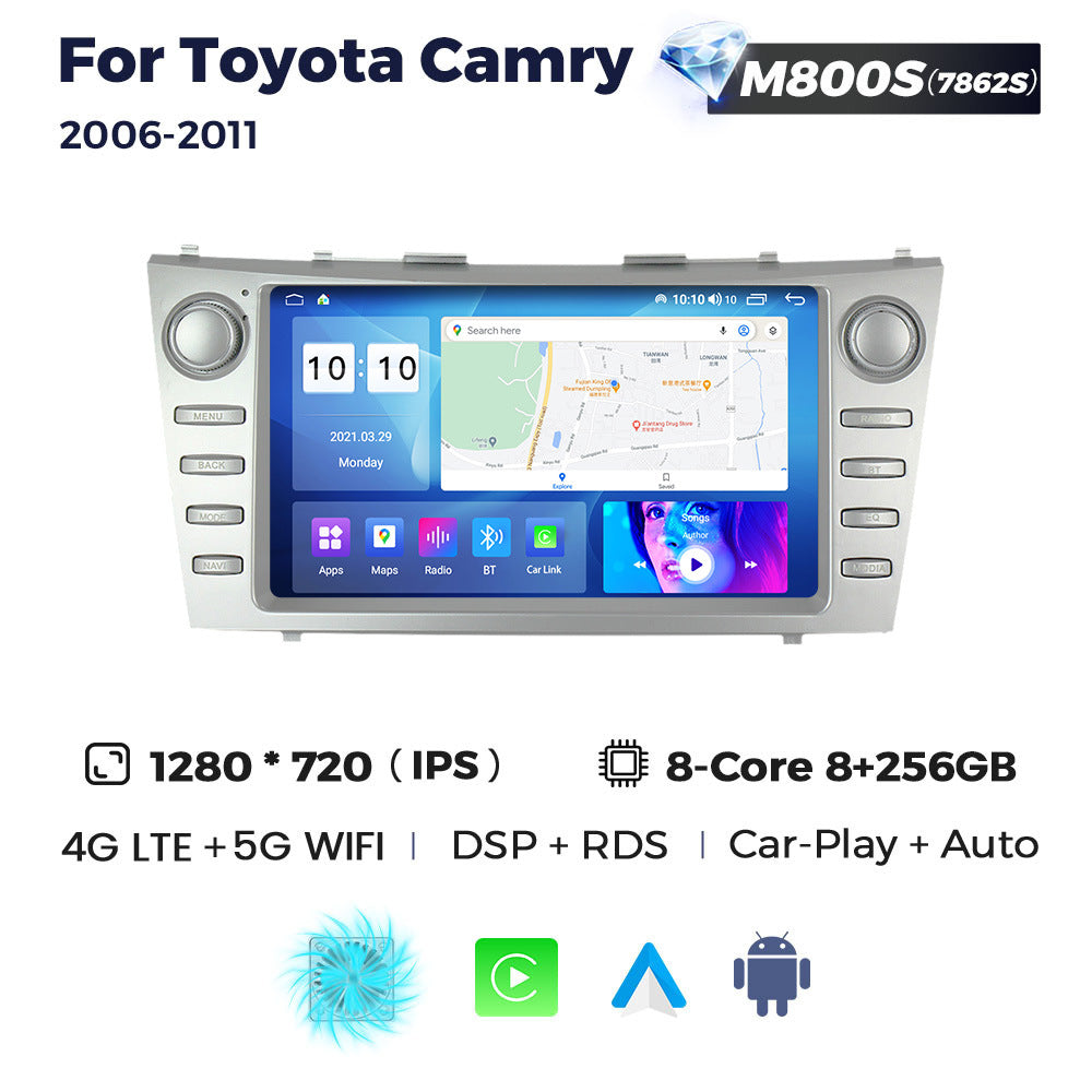 Suitable for 06-11 toyota camry car large screen android navigator carplay