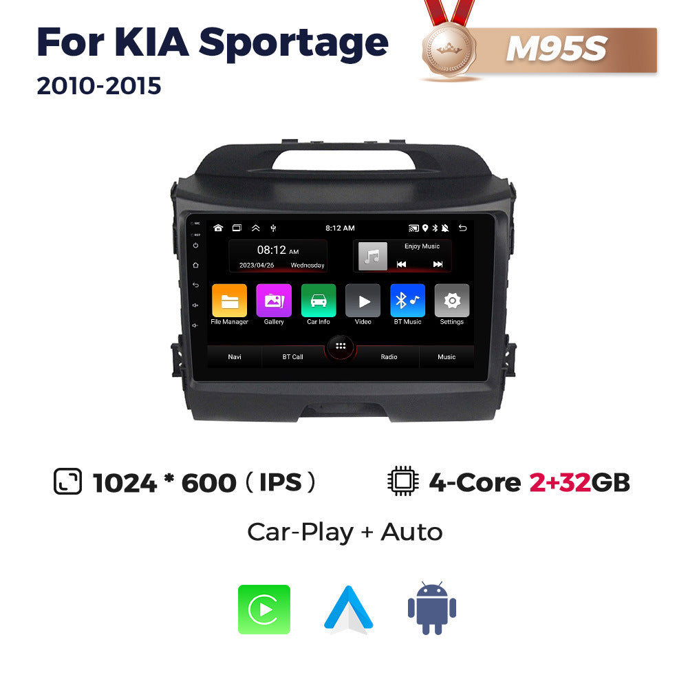 Suitable for 10-15 kia sportage car android central control navigation wireless carplay