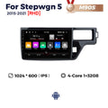 For Honda Stepwgn 5 2015-2019 Android large screen central control navigation radio 8 + 256G