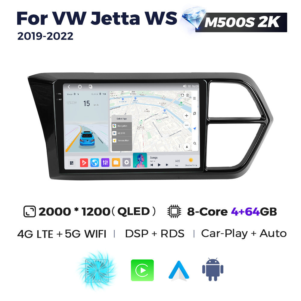 Suitable for vw jetta ws 2019-2022 android large screen car navigation wireless carplay
