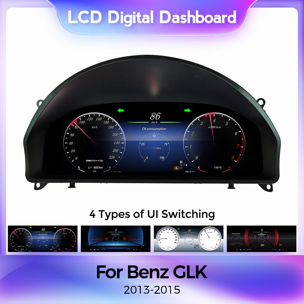 For Mercedes-Benz CLK X204 2013-2015 Full LCD Dashboard 12.3 inch