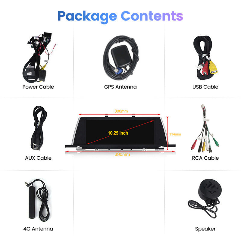 Suitable for 10.25inch bmw 5 series f07 gt bmw restoration android large screen navigation qualcomm 680