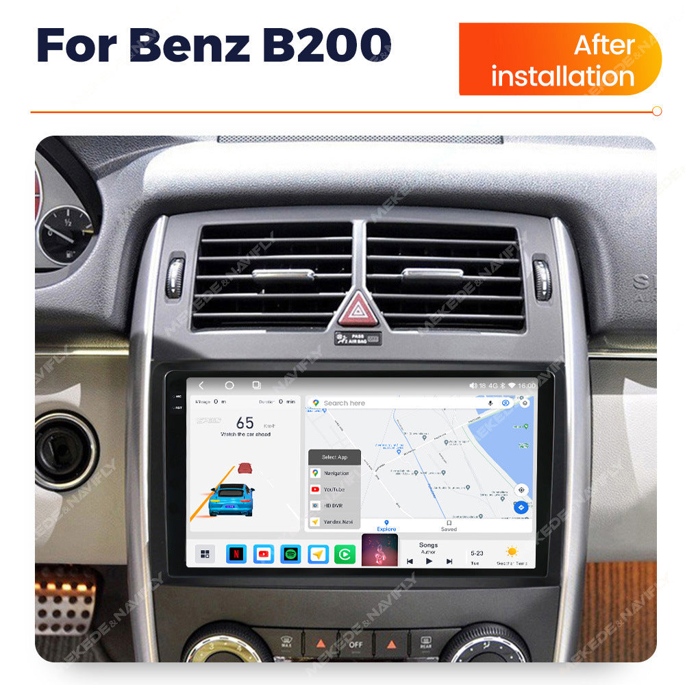 Suitable for Mercedes-Benz B200 05-12 Android large screen car navigation radio screen M6Pro 3D