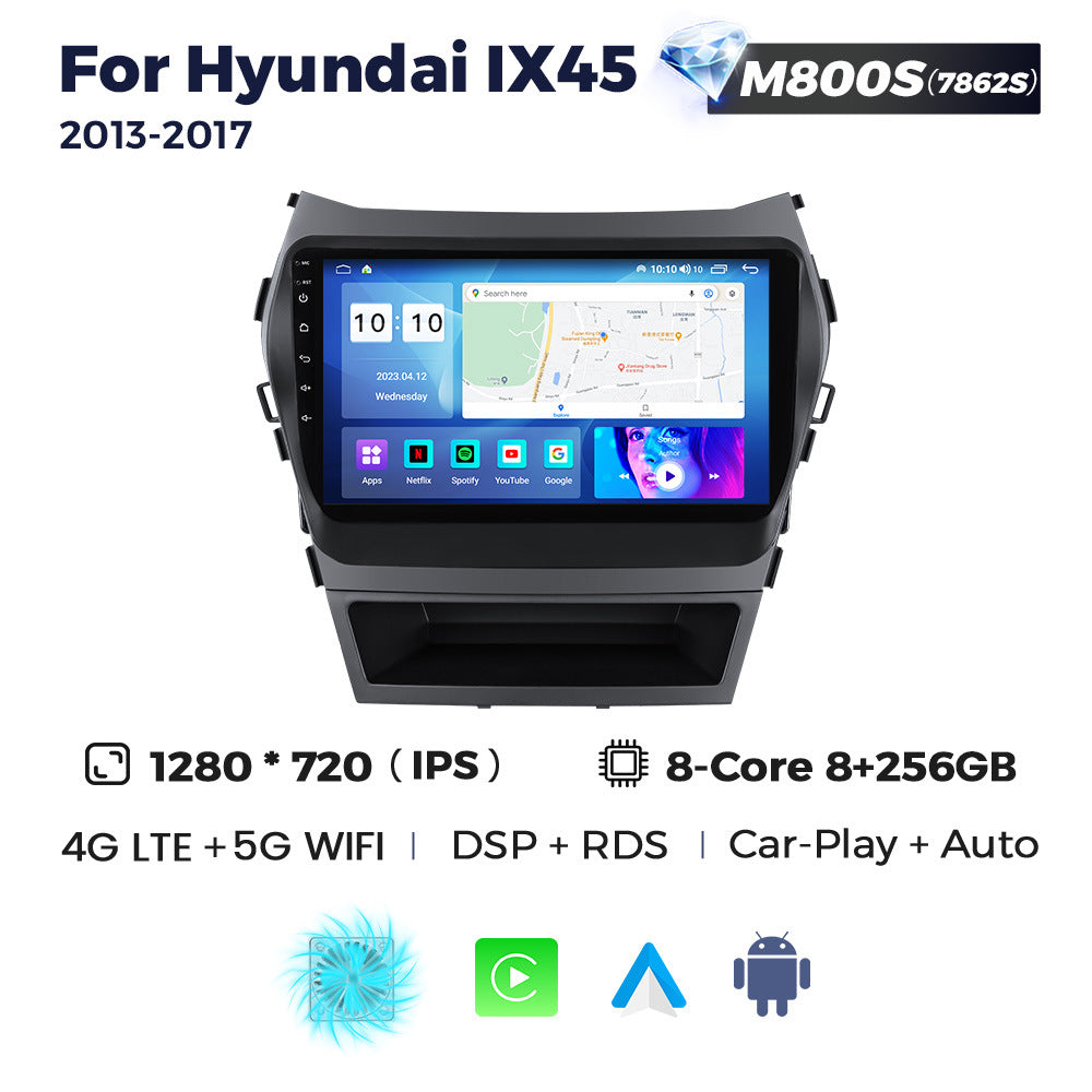 Suitable for 13-17 hyundai ix45 santa fe car android navigator central control gps navigation carplay