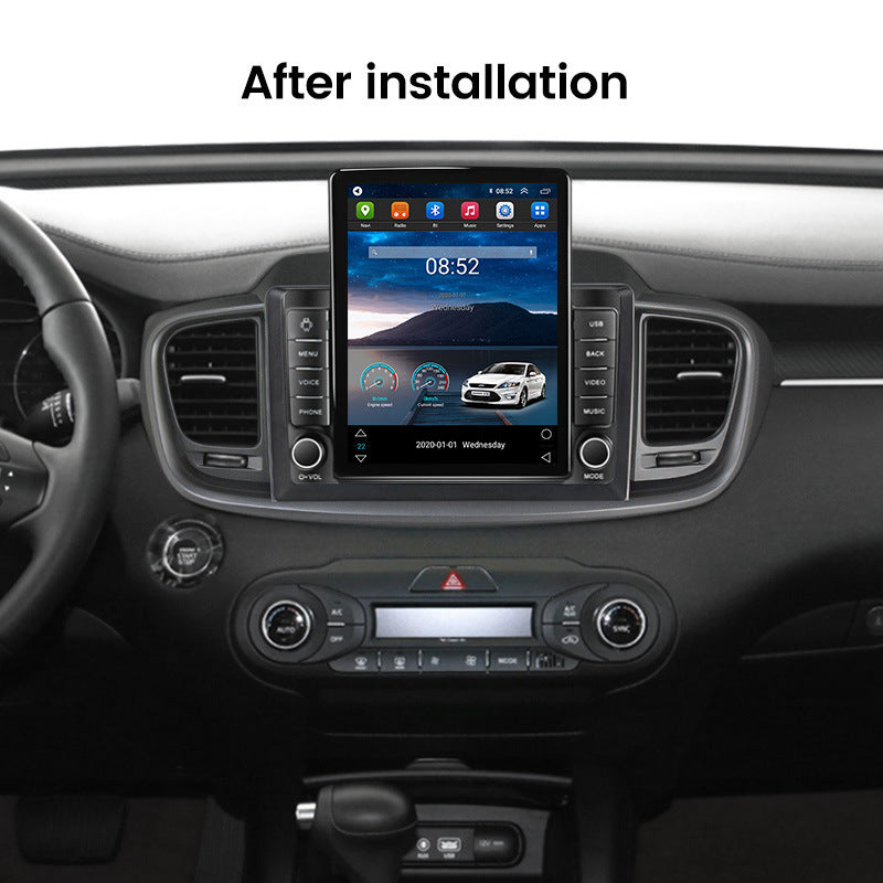 Suitable for kia sorento vertical screen android navigator/left-hand drive button stone monument machine