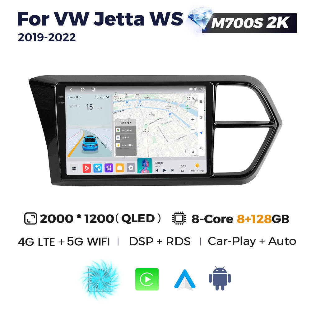 Suitable for vw jetta ws 2019-2022 android large screen car navigation wireless carplay