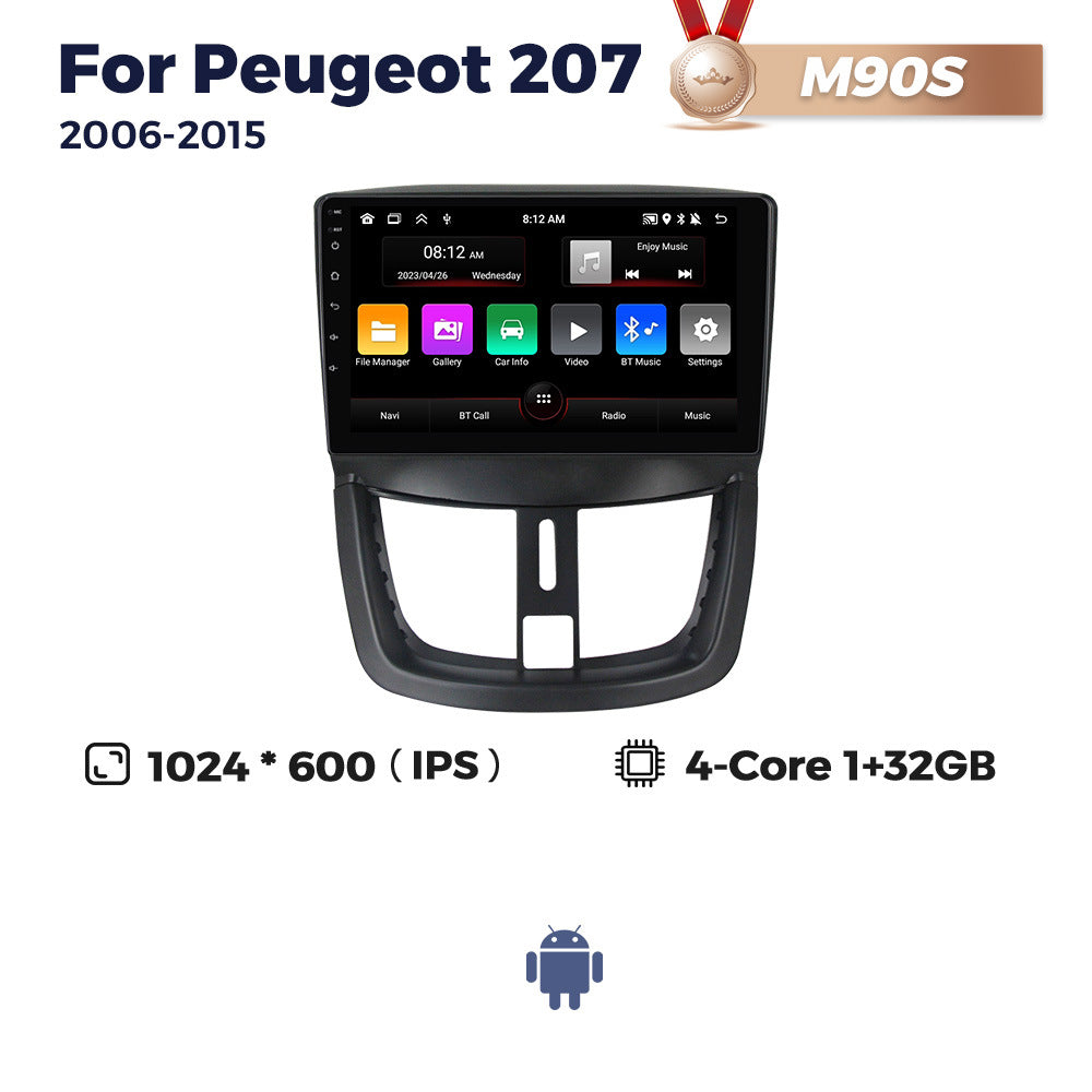 Suitable for peugeot 207 2006-2015 car android central control smart navigator