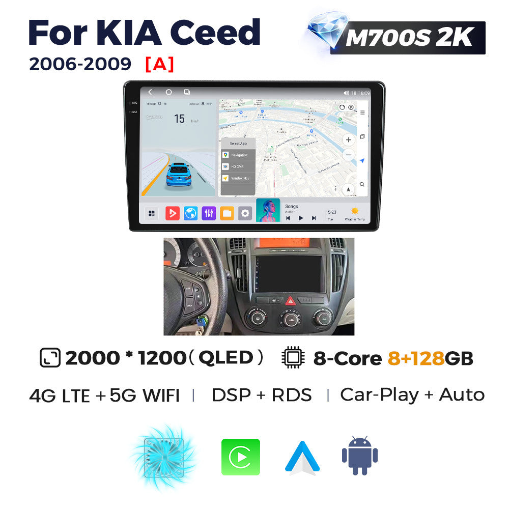 Suitable for kia ceed 2006 - 2012 kia ceed restoration smart android large screen car navigator