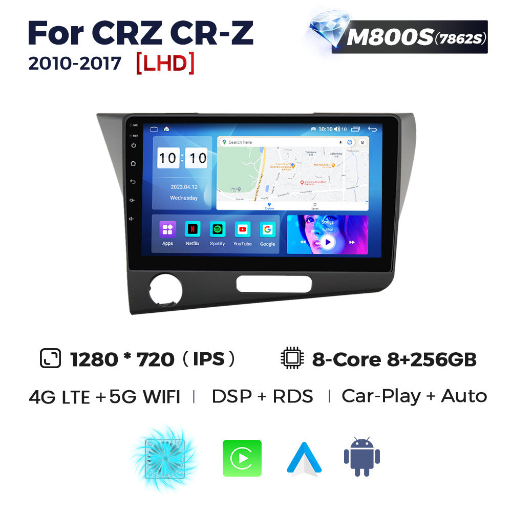 Suitable for honda crz cr-z 2010-2017 honda crz android car smart navigation carplay