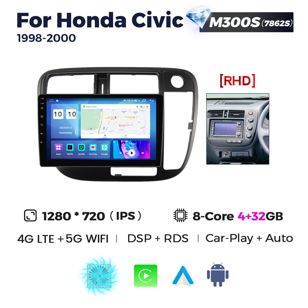 Suitable for honda civic 1998-2000 honda civic android car central control navigator bt5.0