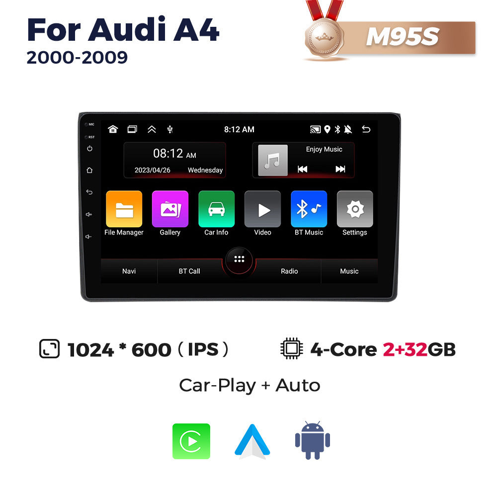 Suitable for 02-08 audi a4l/a4 audi a4 large screen android navigator car smart carplay