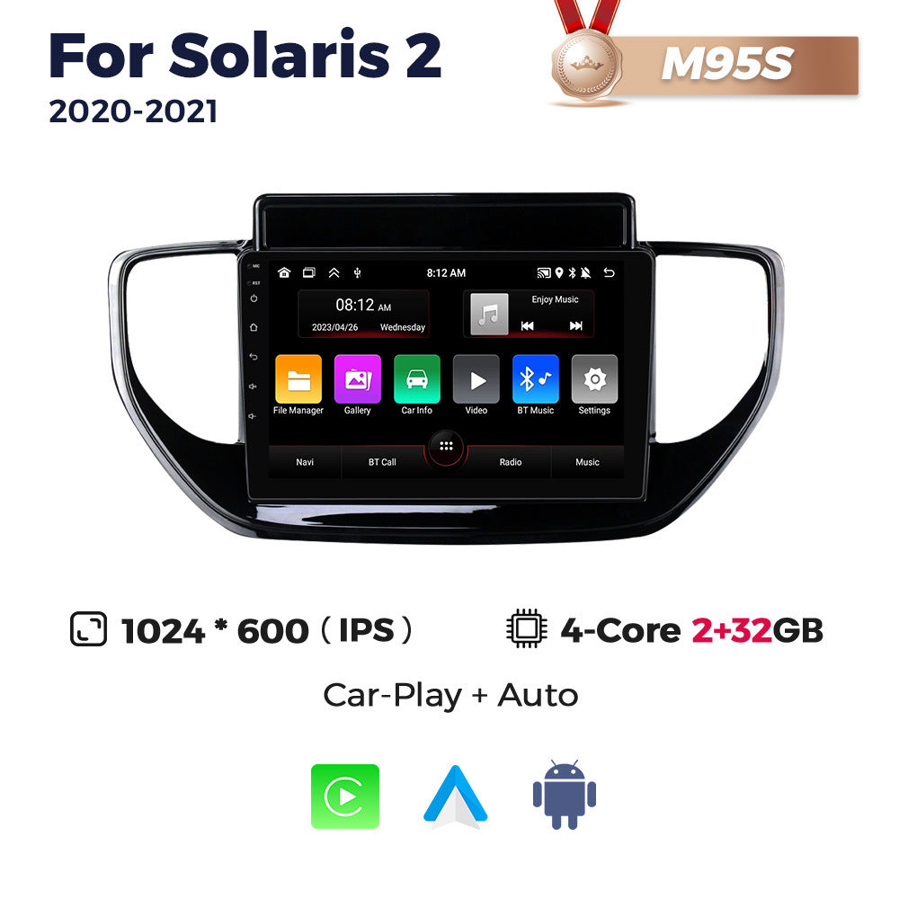 Suitable for hyundai solaris 2 2020-2022 hyundai car smart central control navigation carplay