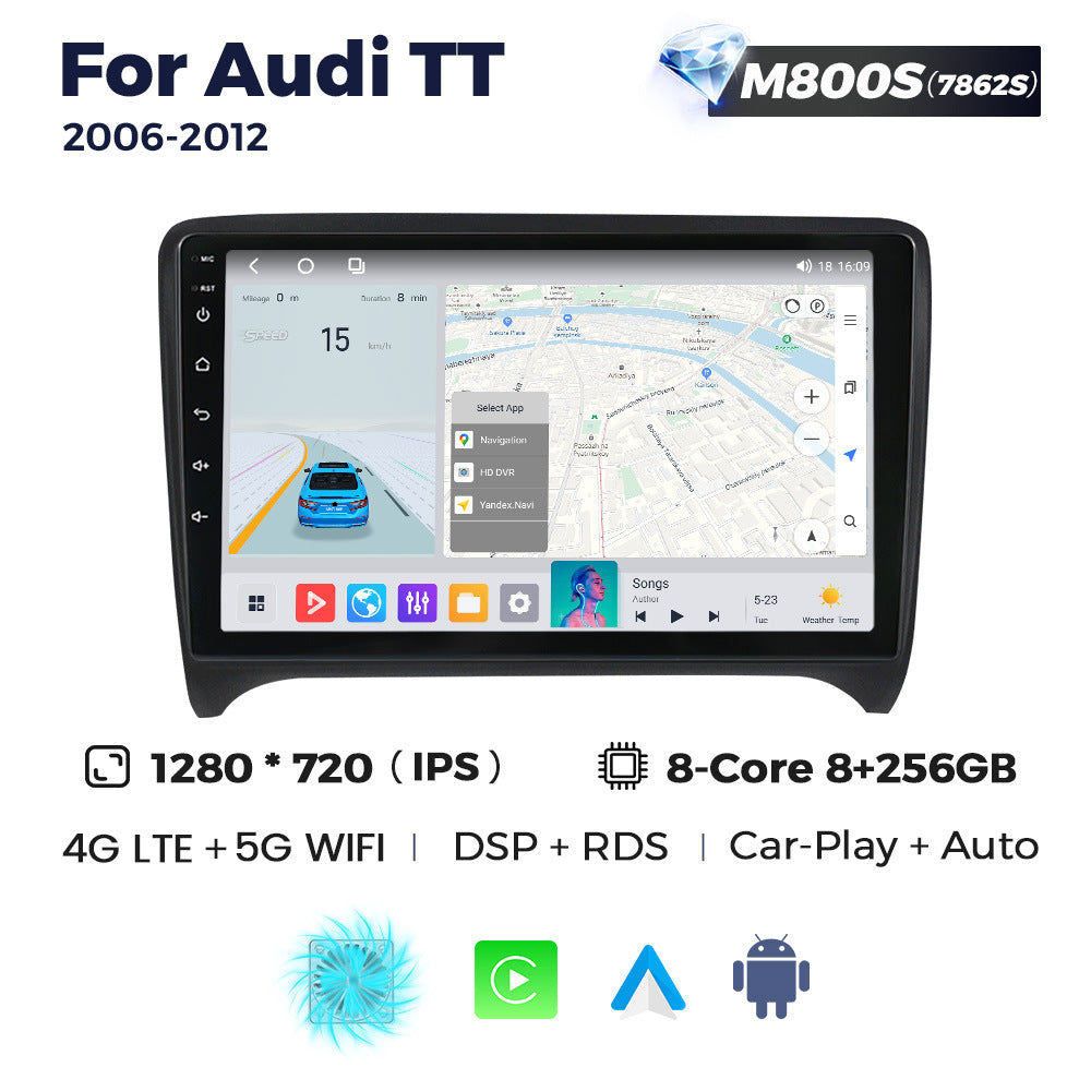 Suitable for audi tt 2008-2014 audi tt/rs restoration smart android large screen car navigator