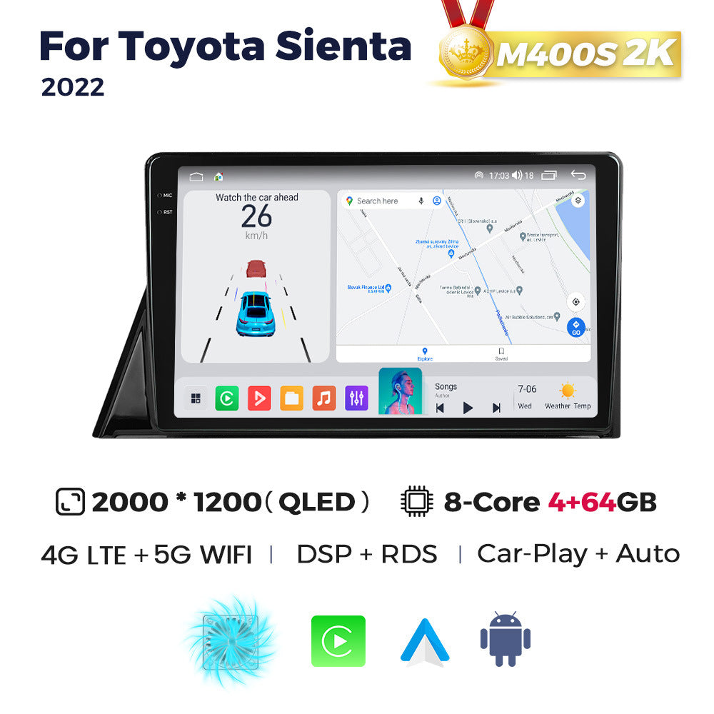 Suitable for toyota sienta 2022 rhd toyota senna right-hand drive android car navigator