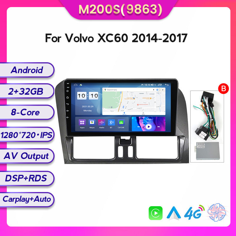 Suitable for volvo 14-17 volvo xc60 android large screen car navigation carplay cross-border supply