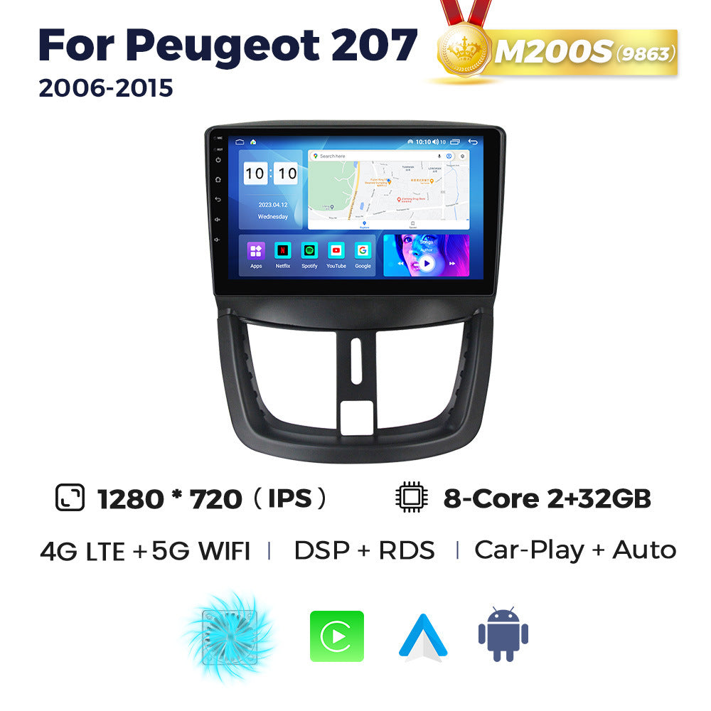Suitable for peugeot 207 2006-2015 car android central control smart navigator