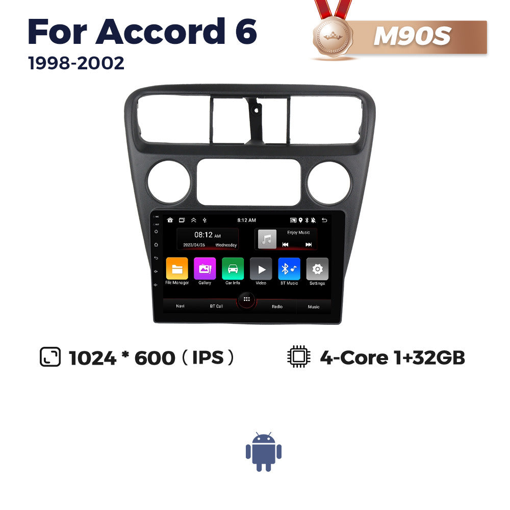 Suitable for Honda Accord 6th generation 98-02 Android large screen central control car navigation radio screen 8 + 256G
