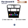 Suitable for Honda Accord 6th generation 98-02 Android large screen central control car navigation radio screen 8 + 256G