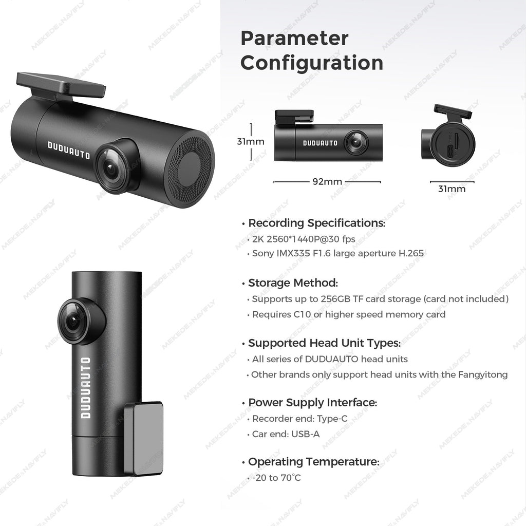 Special accessories for DUDUAUTO navigation