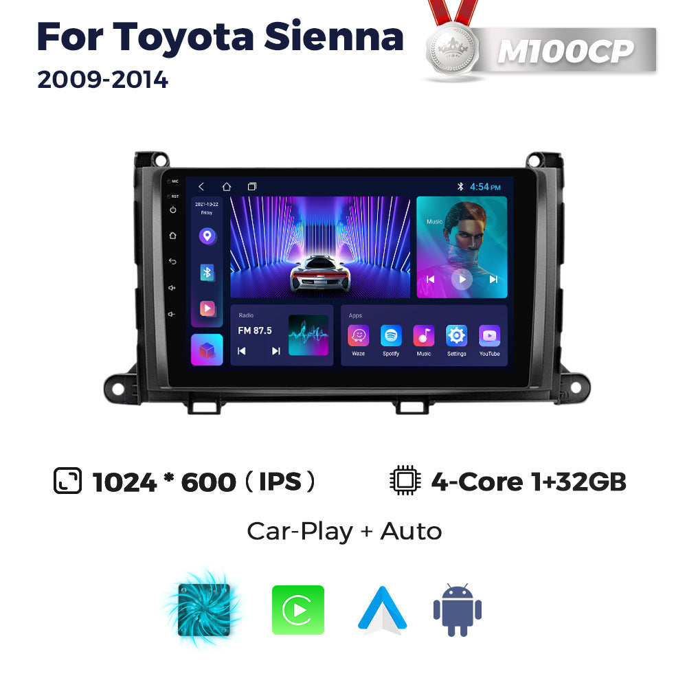 Suitable for toyota sienna 2009-2014 toyota sienna smart android large screen car navigation system