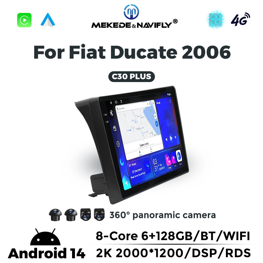 Suitable for Fiat Ducate 2006 Android Large Screen Central Control Car Navigation Radio Screen Carplay