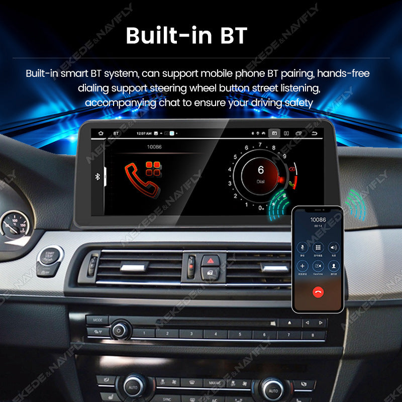 12.3 inch Suitable for BMW 5 Series F10 Android central control large screen GPS navigation all-in-one machine Bluetooth Carplay