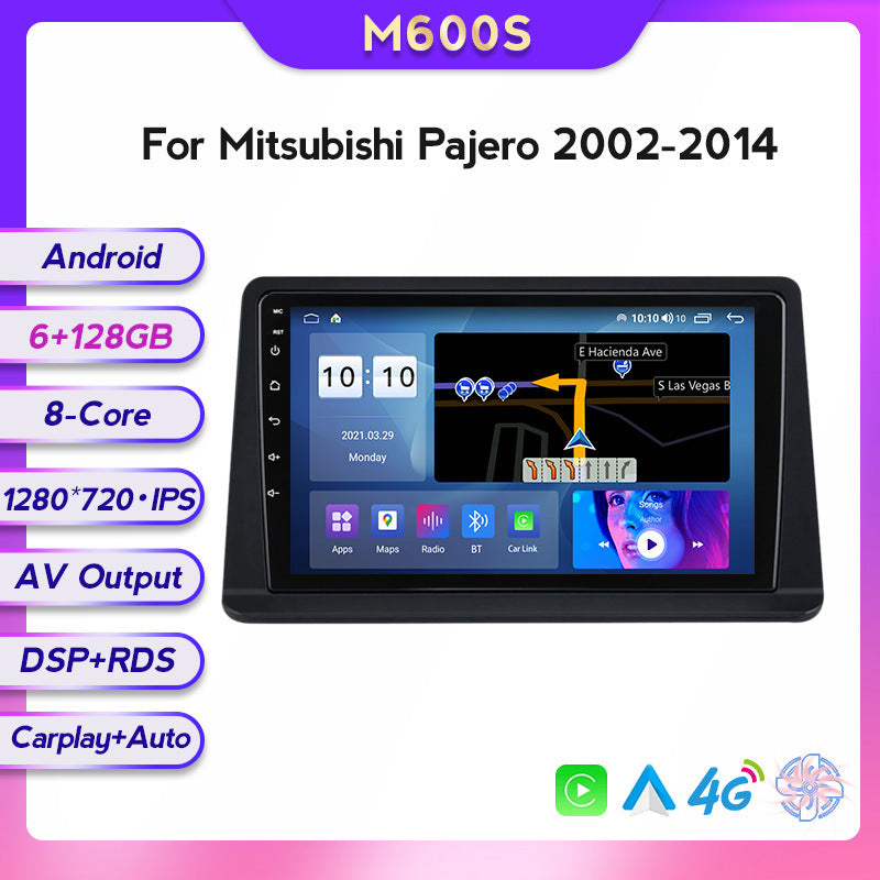 Suitable for mitsubishi pajero pajero 08-16 car central control gps navigation wireless carplay