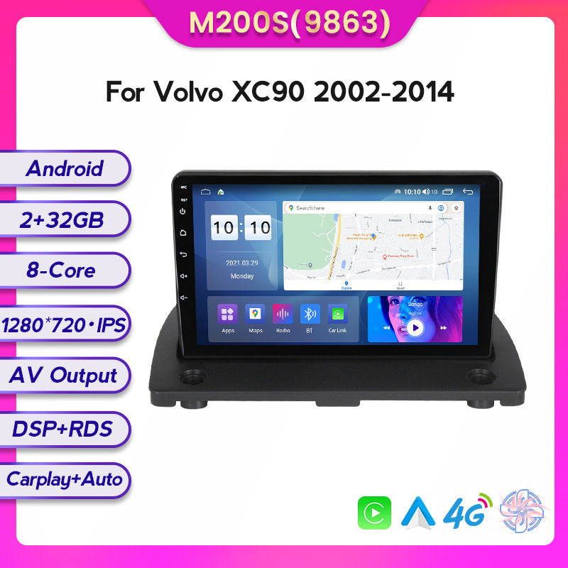 Suitable for volvo 02-14 volvo xc90 android large screen car navigation carplay cross-border supply