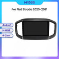 Compatible with Fiat Strada 20-21 model Android large-screen central control in-car navigation screen 8+128 sizes
