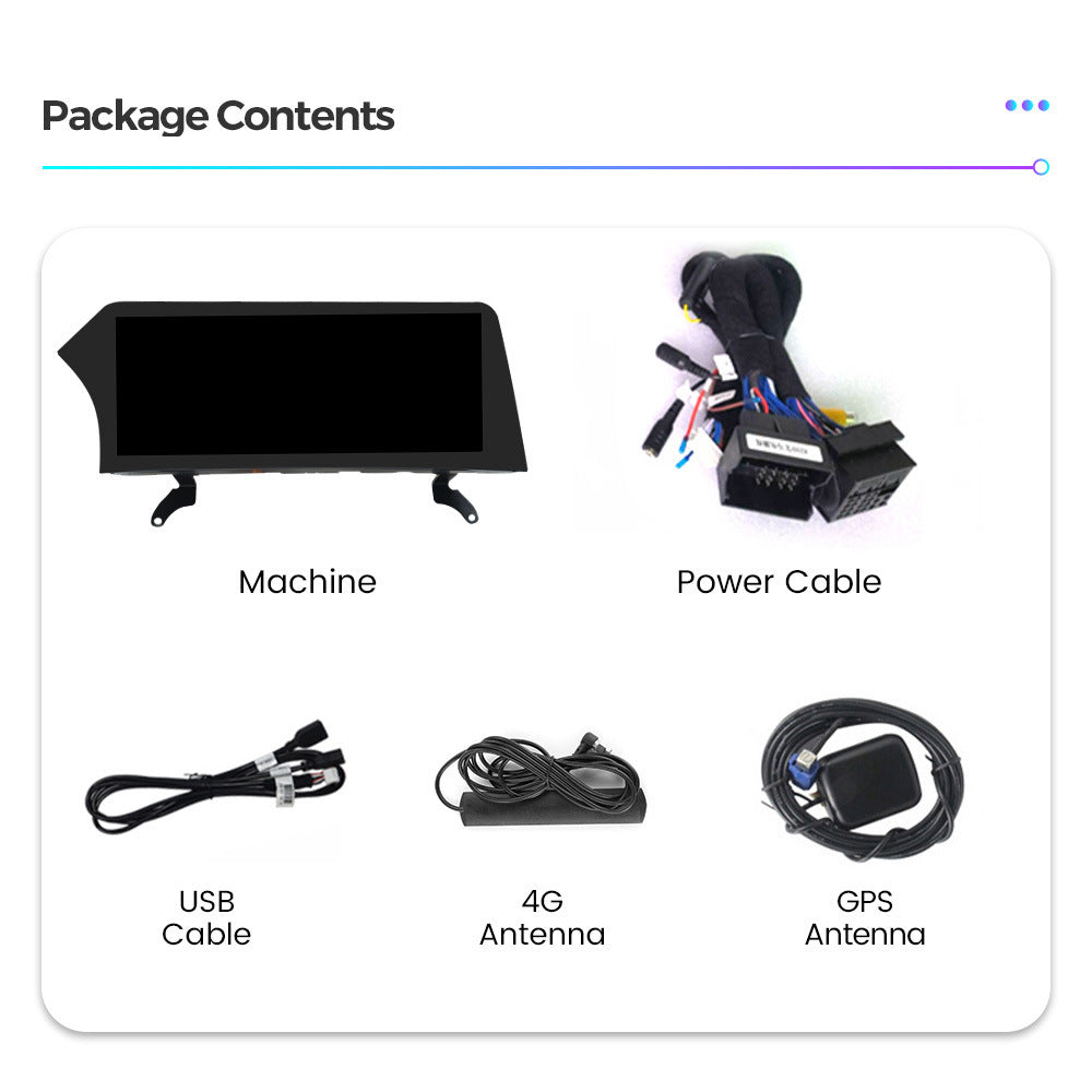 Applicable to BMW X3 F25 X4 F26 blade screen Android car large screen central control Carplay navigation Qualcomm