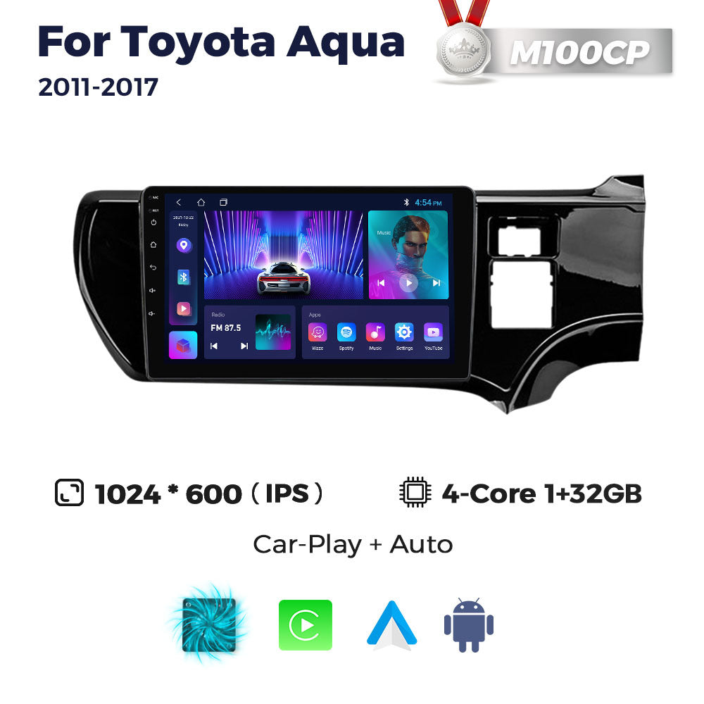 Suitable for toyota aqua 2011-2017 right toyota aqua right-hand drive car android navigator