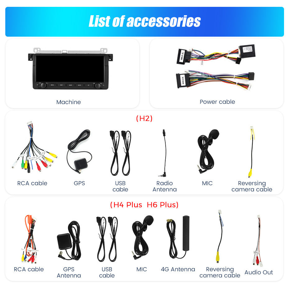 Applicable to BMW E46 M3 99-06 button Android large screen central control navigation Bluetooth radio 10.25 inches