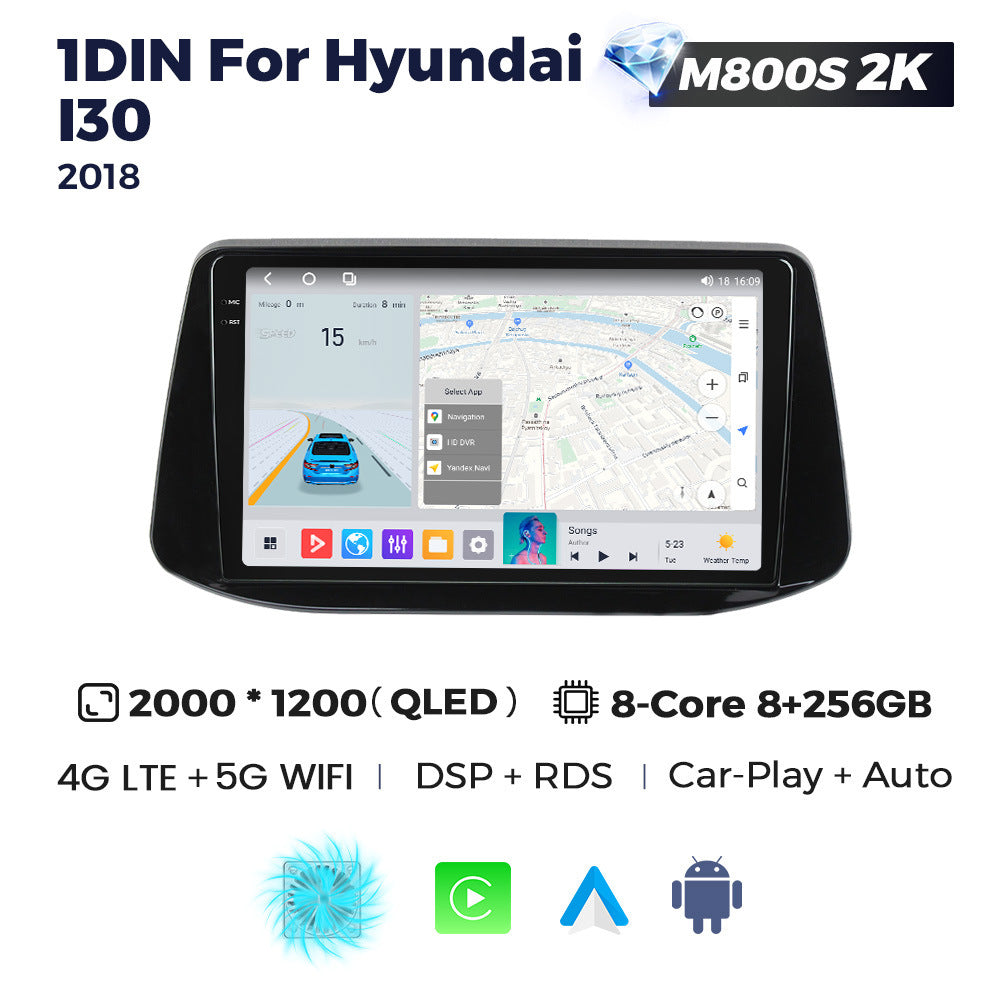 Suitable for 1din_hyundai i30 2018 hyundai i30 car smart central control android navigator motherboard