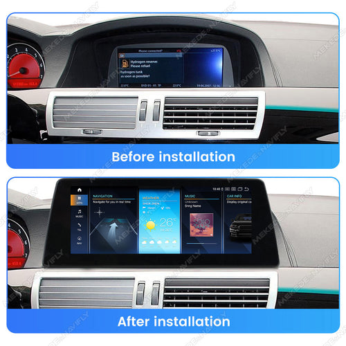 Applicable to BMW 7 Series E65/E66 2001-2008 Android large screen central control car navigation Bluetooth Carplay