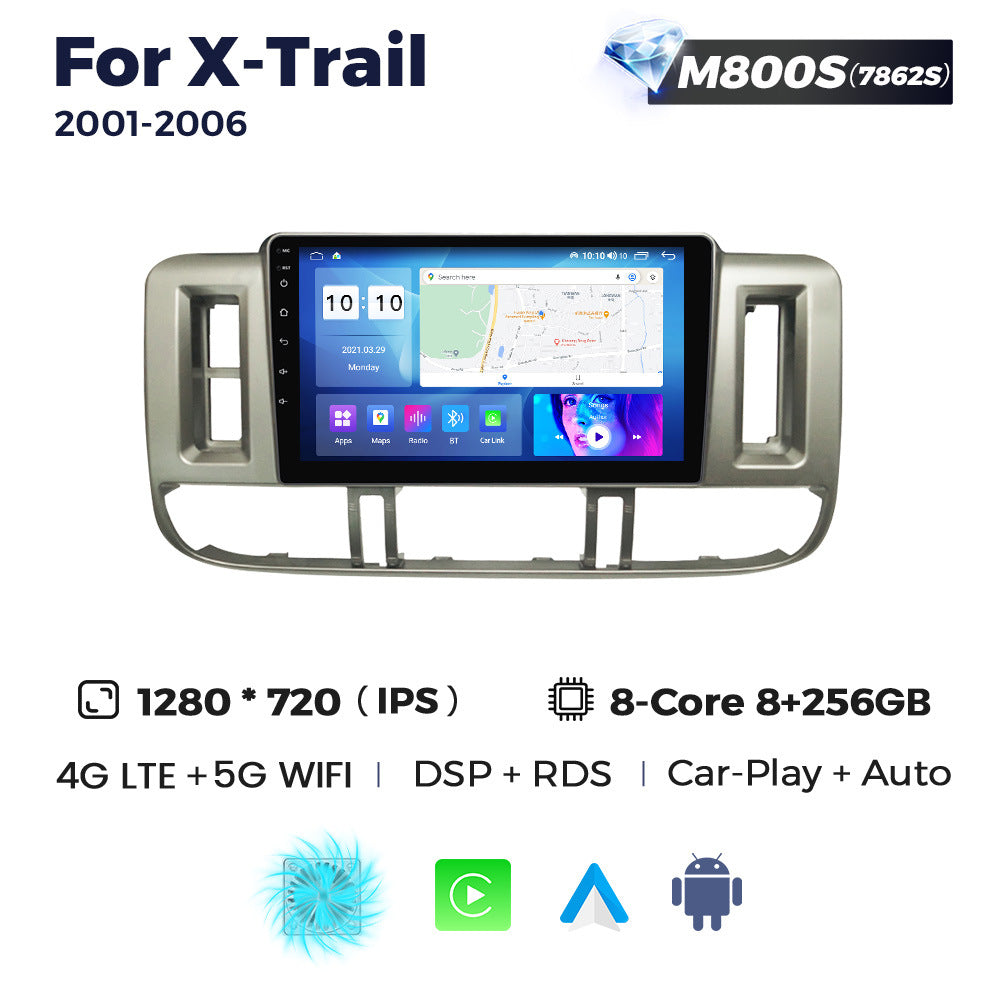 Suitable for nissan x-trail 2001-2006 nissan x-trail car android navigator carplay