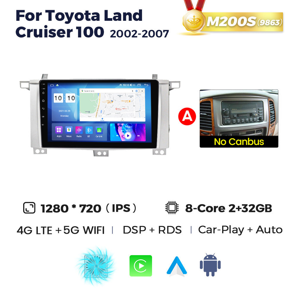 Suitable for toyota land cruiser 100 2002-2007 toyota land cruiser android navigator