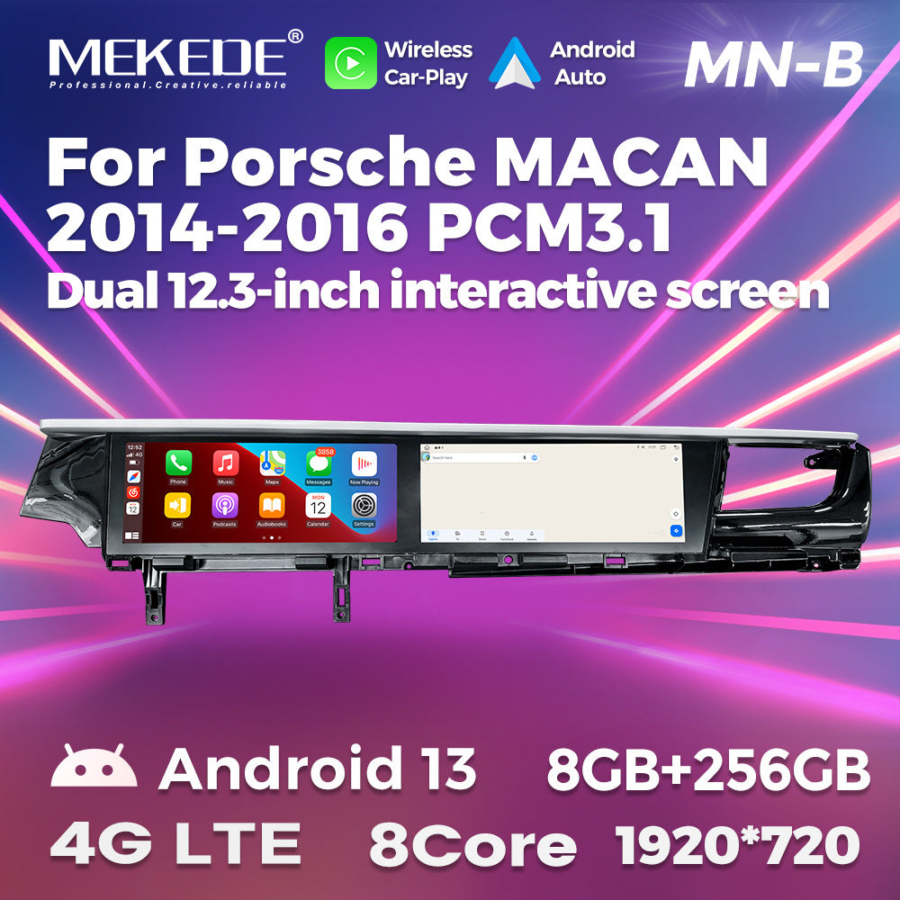Applicable to Porsche Macan 2014-2016 Android screen 24.6 inch central control car navigation Carplay